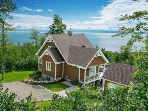 Le Belvédère - Chalet avec vue splendide sur le fleuve